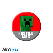 Load image into Gallery viewer, MINECRAFT BUTTON BADGES Pack Mix The Minecraft badges! GAMING COLLECTABLES
