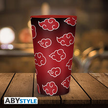 Load image into Gallery viewer, NARUTO SHIPPUDEN - Large Glass - 400ml - Akatsuki. COLLECTABLES
