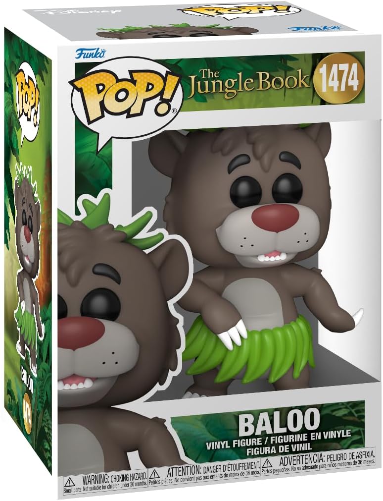 Funko Pop! Disney: TJB - Baloo Bear - Jungle Book - Collectable Vinyl Figure -