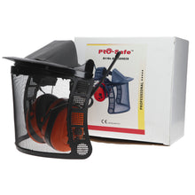 Load image into Gallery viewer, Prosafe ear defenders with Radio Built AM FM Radio Ear Defender/face sheilds
