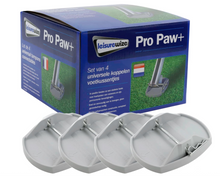 Load image into Gallery viewer, 4 Grey Pro-Paw+ Caravan Jack Pad Stable Level Support | Caravan Corner Steadies
