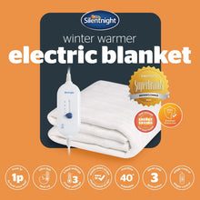 Load image into Gallery viewer, Silentnight Winter Warmer Electric Heated Blanket Under Blanket Fast Heat Up KING
