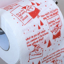 Load image into Gallery viewer, 2 x Crap Christmas Jokes Loo Funny Toilet Roll Novelty Fun Xmas Stocking Filler

