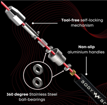 Load image into Gallery viewer, Speed Skipping Rope Ball Bearing Screw-Free Jump Rope 2 Speed Wire Cables Boxing
