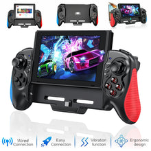 Load image into Gallery viewer, HASACOOL Controller for Switch 2, Plug-and-Play One-Piece Replacement for Pro Controller with Hall Effect Joysticks, 4-Level Vibration, Motion Control Red and Blue
