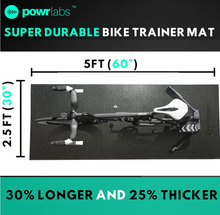 Load image into Gallery viewer, Exercise Bike Mat Stationary Bike Mat Indoor Bike Mat Peloton Mat, Sweat Proof
