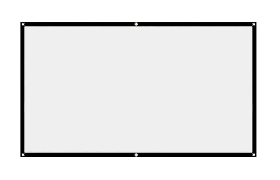 Projection Screen Material Foldable Projector Screen Non Crease Portable 100 In