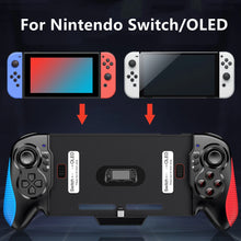 Load image into Gallery viewer, HASACOOL Controller for Switch 2, Plug-and-Play One-Piece Replacement for Pro Controller with Hall Effect Joysticks, 4-Level Vibration, Motion Control Red and Blue
