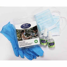 Load image into Gallery viewer, 4 x Sets of PP-Me Personal Protective Pack PPE  Gloves, Sanitizer Spray, Masks
