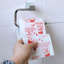 Load image into Gallery viewer, 2 x Crap Christmas Jokes Loo Funny Toilet Roll Novelty Fun Xmas Stocking Filler
