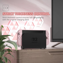 Load image into Gallery viewer, PlayVital Solid Colour Series Protective Case for Nintendo Switch 2 Pink
