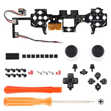 Load image into Gallery viewer, eXtremeRate 7 Colors 9 Modes Luminated Dpad Thumbsticks Share Home Face Buttons for PS5 Controller BDM-030 040 050, White Classical Symbols Buttons DTF V3 LED Kit - NOT A CONTROLLER
