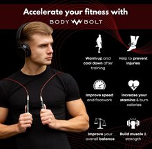 Load image into Gallery viewer, Speed Skipping Rope Ball Bearing Screw-Free Jump Rope 2 Speed Wire Cables Boxing
