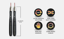 Load image into Gallery viewer, Speed Skipping Rope Ball Bearing Screw-Free Jump Rope 2 Speed Wire Cables Boxing
