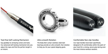 Load image into Gallery viewer, Speed Skipping Rope Ball Bearing Screw-Free Jump Rope 2 Speed Wire Cables Boxing
