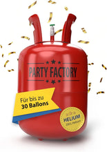 Load image into Gallery viewer, Helium Balloon Gas Disposable Approx 30 Balloons 0.2 sqm³ Foil Balloons Helium Bottle
