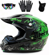 Load image into Gallery viewer, Motocross Helmet,Youth ATV Dirt Bike Motorcycle Helmet, Full-Face Off Road Motor LARGE
