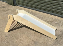 Load image into Gallery viewer, Playtive solid wood indoor slide 1 year old upwards dexterity fine motor skills
