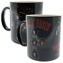 Load image into Gallery viewer, OFFICIAL GUNS N ROSES HEAT CHANGING MAGIC COFFEE MUG CUP NEW IN GIFT BOX GB
