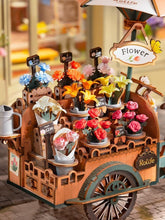 Load image into Gallery viewer, Rolife Blossom Cart 3D Wooden Puzzle Model Kit

