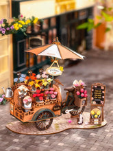 Load image into Gallery viewer, Rolife Blossom Cart 3D Wooden Puzzle Model Kit
