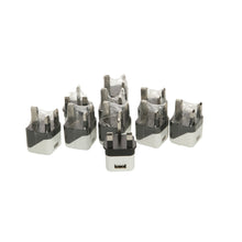 Load image into Gallery viewer, 10 X 3 Pin UK Plug 5V 1A USB Wall Charger Power Adapter, Phones Tablets AND iPad BLACK
