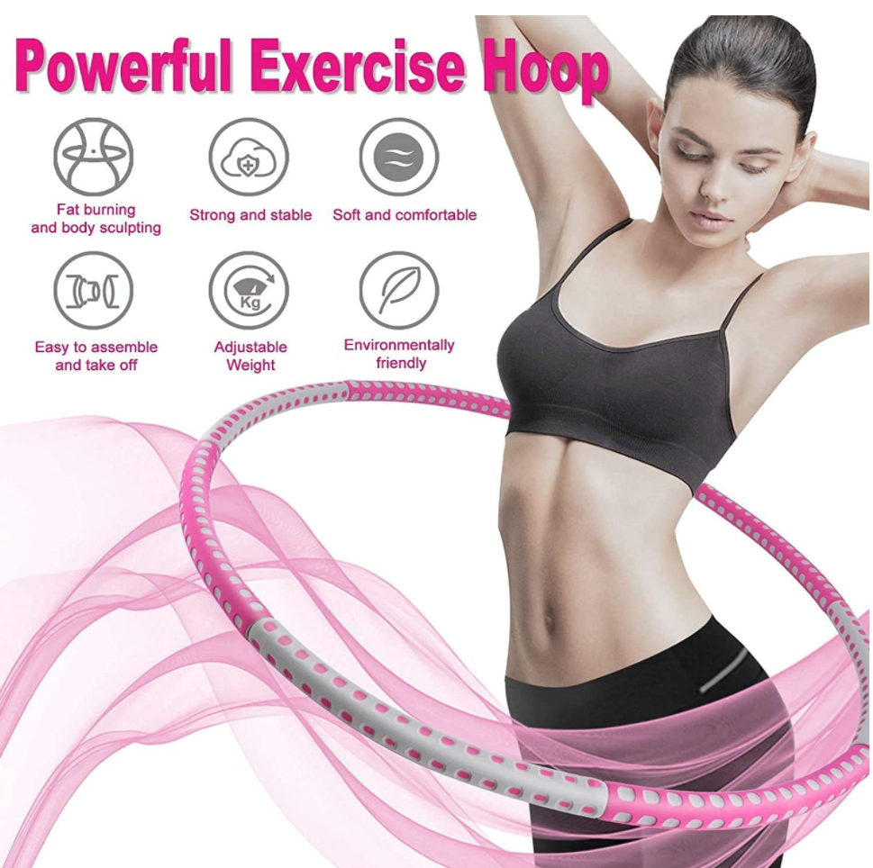 DOFLY WEIGHTED HULA HOOP FOAM PADDED ADJUSTABLE WEIGHT LARGE Hoola Hoo www.cheers97