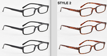 Load image into Gallery viewer, 6 Pack Reading Glasses, Mens, Ladies, Reading Glasses Spring Hinge, ass styles
