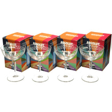 Load image into Gallery viewer, 4 x NEW Rare ABSOLUT Vodka Limited Edition Martini Style Boxed . with FREE Jigger
