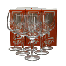 Load image into Gallery viewer, APEROL Spritz Cocktail Glasses X6 in GIFTBOXES 51cl STEMMED Glass.
