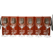 Load image into Gallery viewer, APEROL Spritz Cocktail Glasses X6 in GIFTBOXES 51cl STEMMED Glass.
