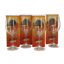 Load image into Gallery viewer, 4 x Aperol Spritz Cocktail New Design Blue Writing Motif
