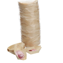 Load image into Gallery viewer, BAMBOO BOAT BUFFET party disposable canape dish Japanese 200 QTY
