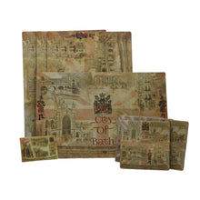 Load image into Gallery viewer, Set of 4 Placemats City of Bath and 4 Coasters PLUS A FREE Fridge Magnet
