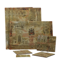 Load image into Gallery viewer, Set of 4 Placemats City of Bath and 4 Coasters PLUS A FREE Fridge Magnet
