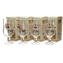 Load image into Gallery viewer, 4 x Birra Moretti Genuine NEW Design PINT Glasses Official . BRAND NEW BEER
