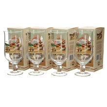 Load image into Gallery viewer, 4 x Birra Moretti Genuine NEW Design PINT Glasses Official . BRAND NEW BEER
