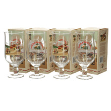 Load image into Gallery viewer, 4 x Birra Moretti Genuine NEW Design PINT Glasses Official . BRAND NEW BEER
