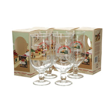 Load image into Gallery viewer, 4 x Birra Moretti Genuine NEW Design PINT Glasses Official . BRAND NEW BEER
