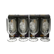 Load image into Gallery viewer, 4 x New Collectable Strongbow CARNEVIL/ Halloween Stemmed Pint Glass
