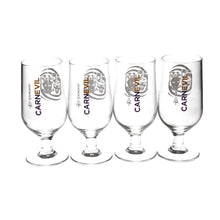 Load image into Gallery viewer, 4 x New Collectable Strongbow CARNEVIL/ Halloween Stemmed Pint Glass
