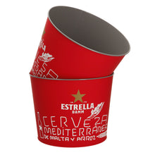 Load image into Gallery viewer, 2 X Estrella Damn Ice Bucket Limited Edition 23cm Diameter
