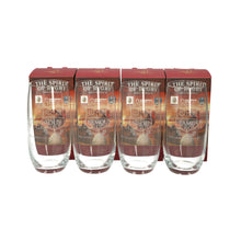 Load image into Gallery viewer, 4 X Famous Grouse Hi Ball Whisky Glasses Glass Rugby Limited Edition England
