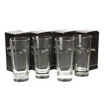 Load image into Gallery viewer, 4 x JD Highball glasses. Mancave. collectables. Jack Daniels.
