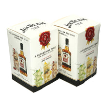 Load image into Gallery viewer, 2 x Jim Beam &#39;rare&#39; Highball Glass Stein Tankard Glasses. Pub. Bar. Party
