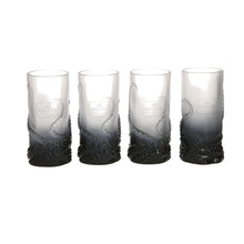 Load image into Gallery viewer, 4 x Kraken Black Tentacled Plastic Highball 100% Recycled Plastic. Party. Bar
