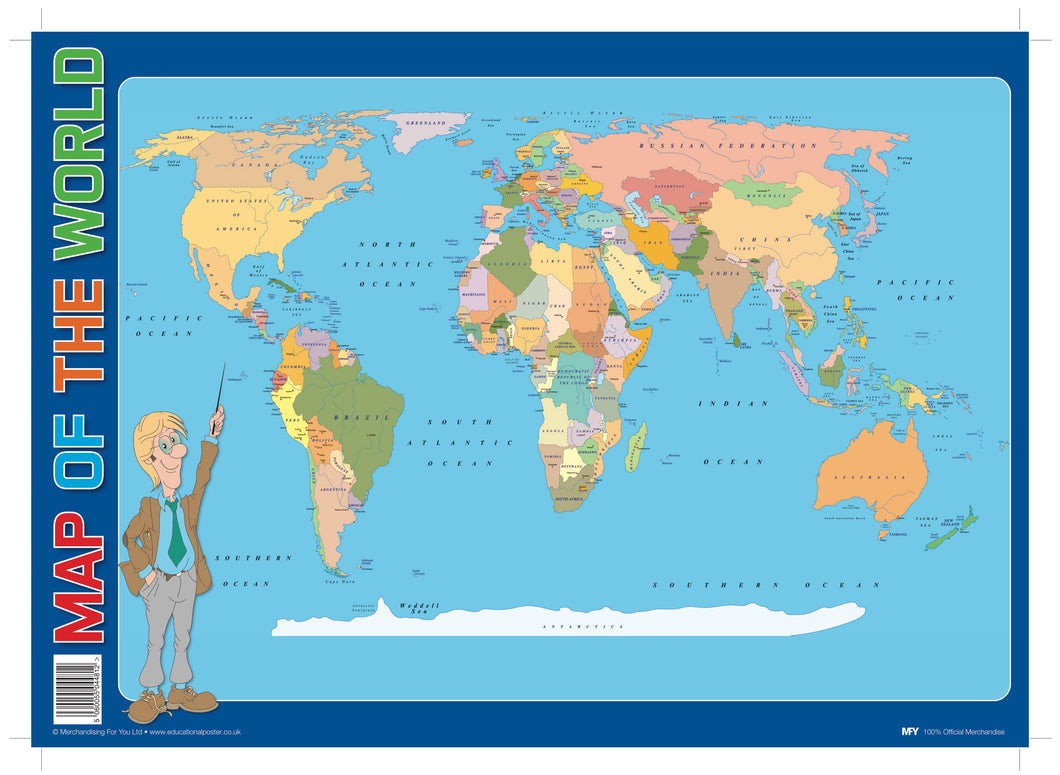 Map Of The World Poster