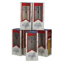 Load image into Gallery viewer, 6 x Michelob Ultra One Pint 20oz Glasses Superior Light Beer Glass Box

