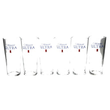 Load image into Gallery viewer, 6 x Michelob Ultra One Pint 20oz Glasses Superior Light Beer Glass Box
