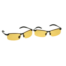 Load image into Gallery viewer, 2 x HD Night Driving Glasses Polarized Yellow Lens Anti Glare Vision Tinted Unisex
